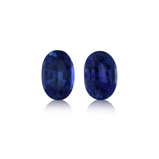 1,08 Karat blauer ovaler Saphir aus Sri Lanka