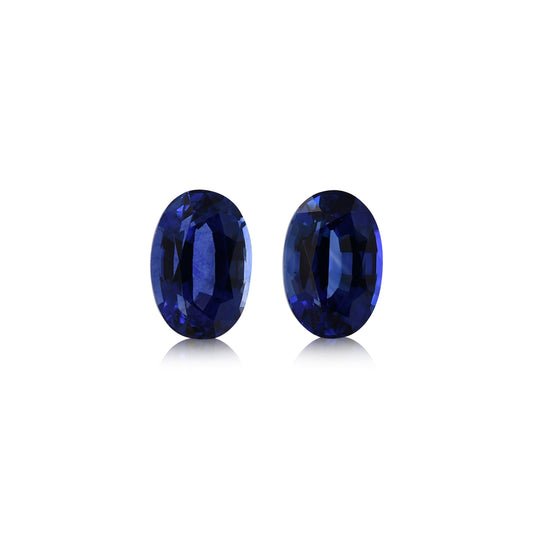 1,64 Karat blauer ovaler Saphir aus Sri Lanka
