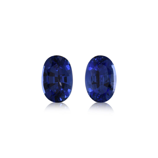 1,23 Karat blauer ovaler Saphir aus Sri Lanka