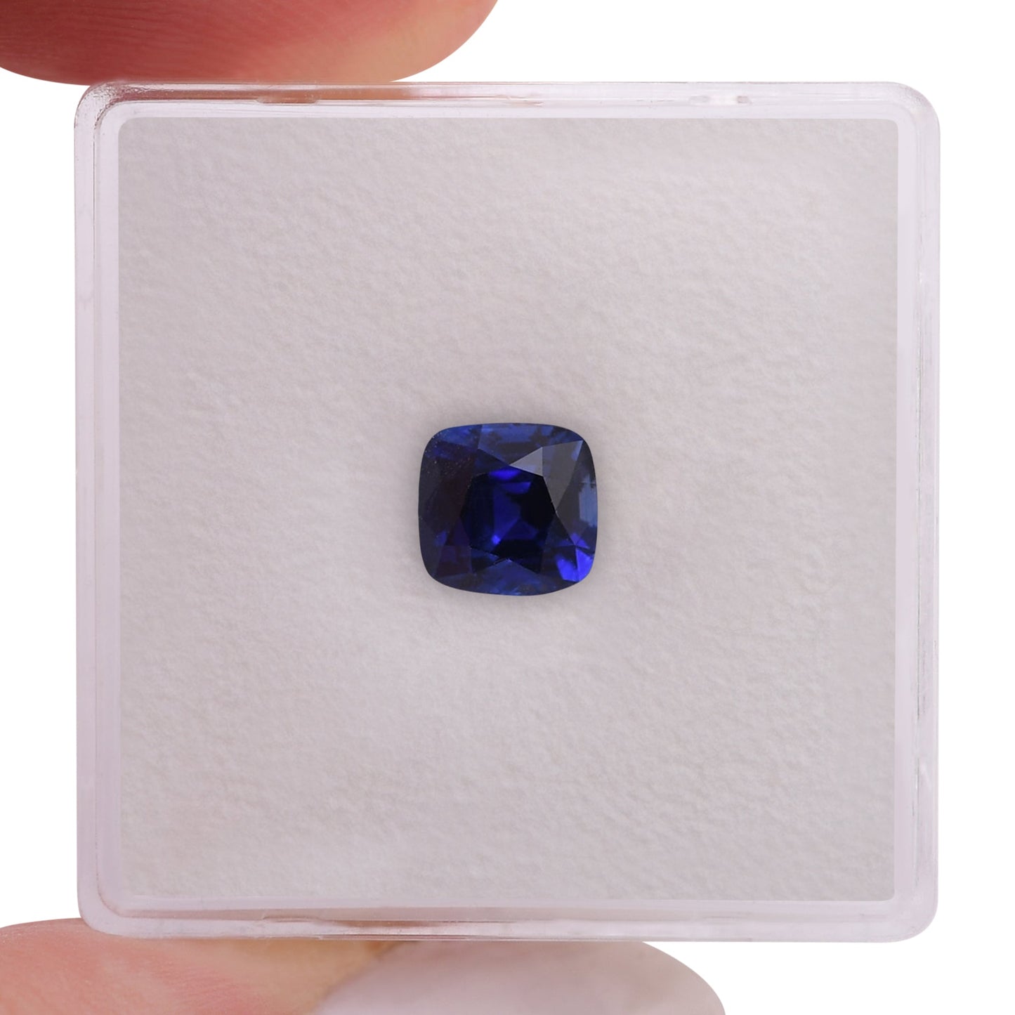 1,30 Karat blauer Kissen-Saphir aus Sri Lanka