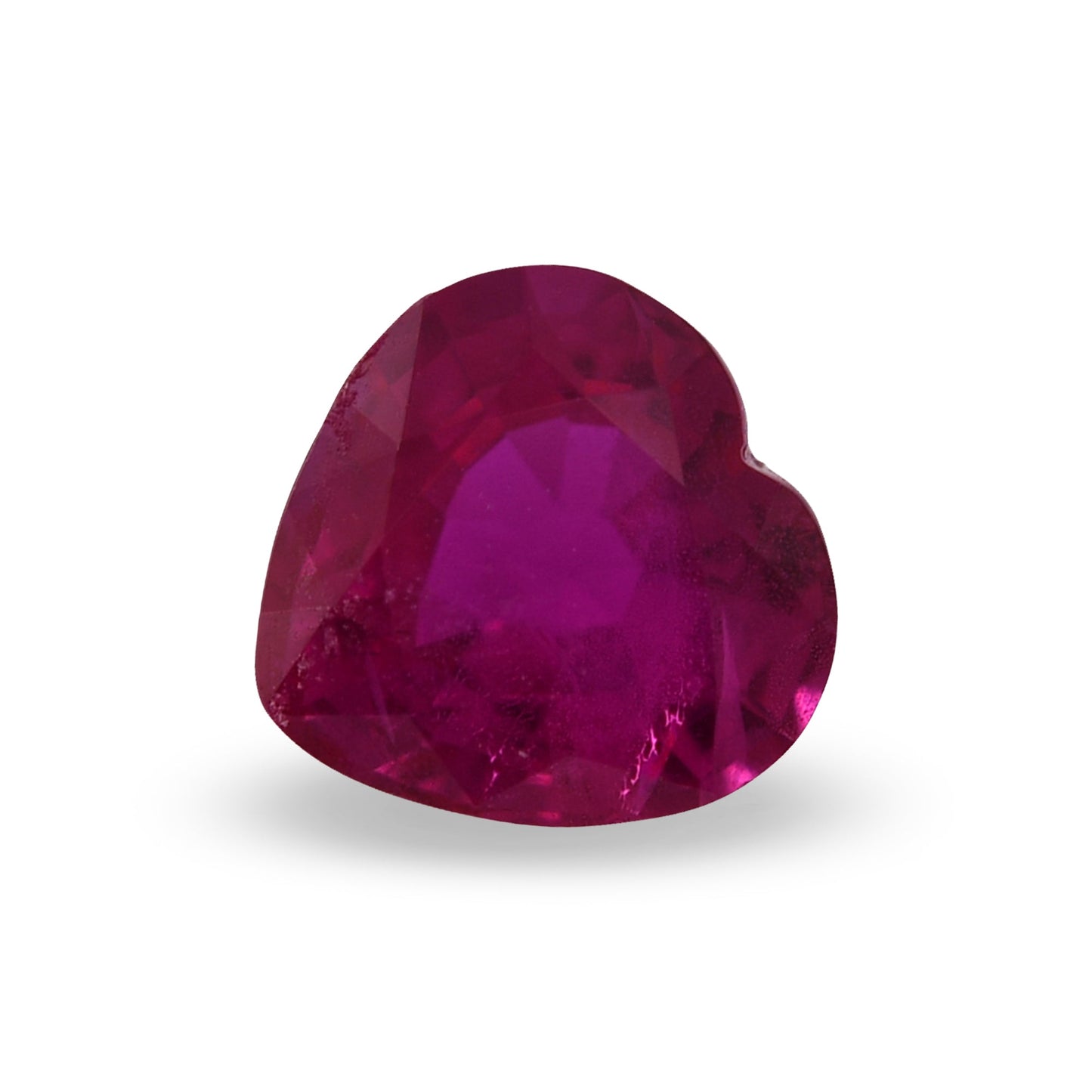 0,48 Karat roter burmesischer Herzrubin