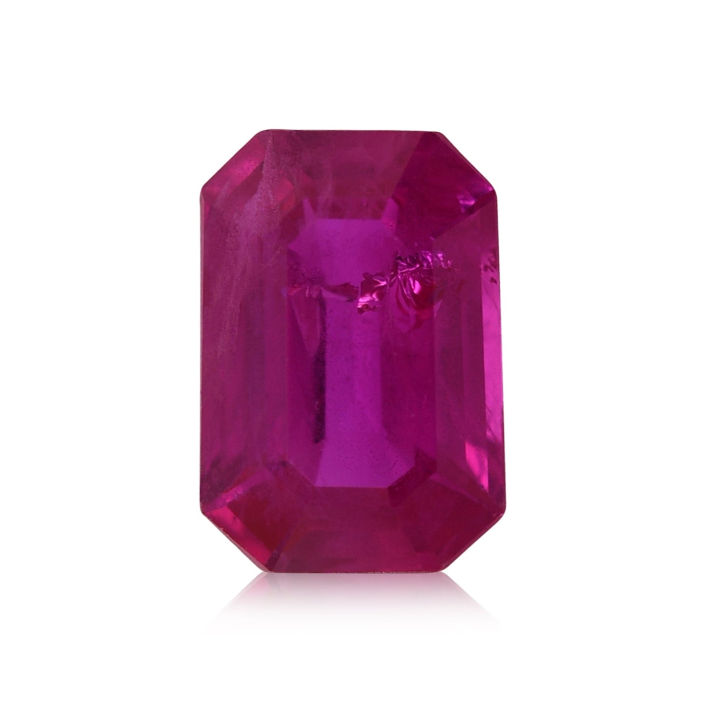 0,50 Karat roter burmesischer Smaragdrubin