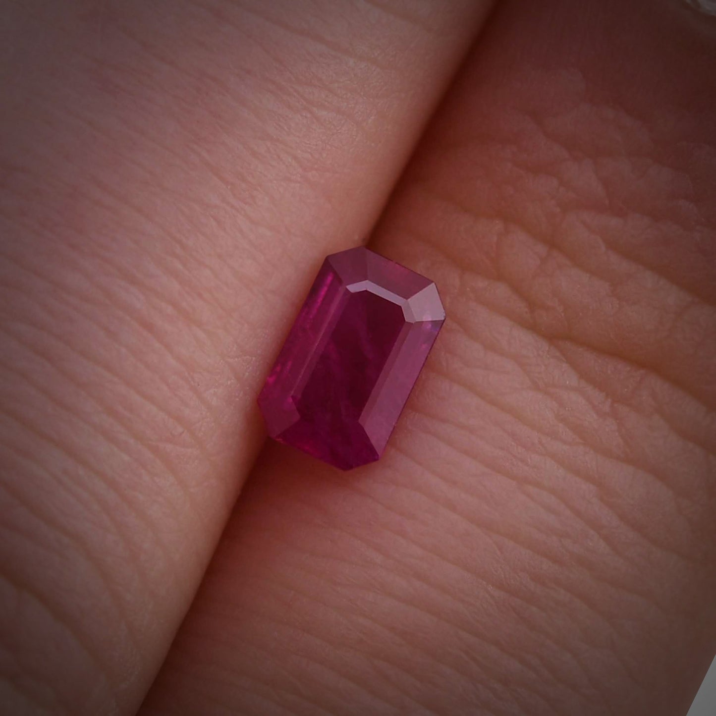 0.63 Carat Red BURMESE Emerald Ruby