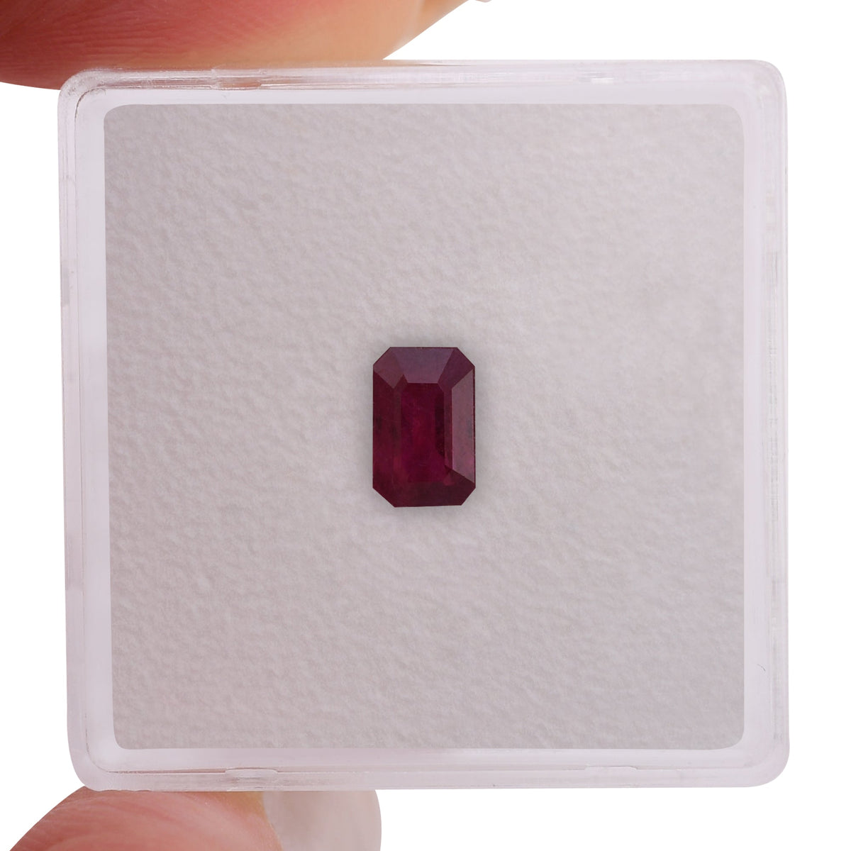 0.78 Carat Red BURMESE Emerald Ruby
