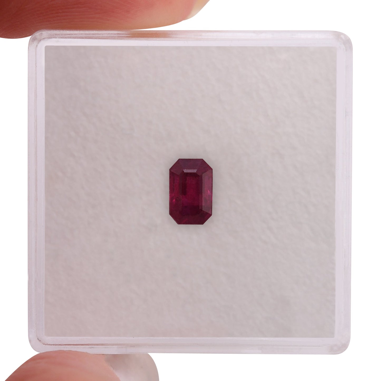 0.63 Carat Red BURMESE Emerald Ruby