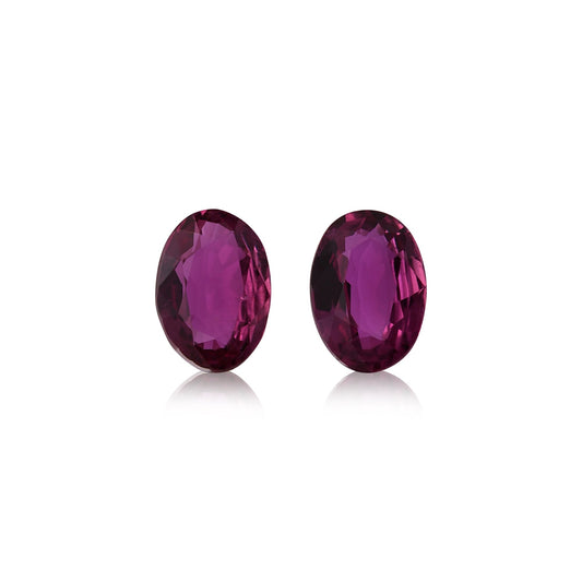 1,35 Karat roter ovaler Rubin aus Thailand