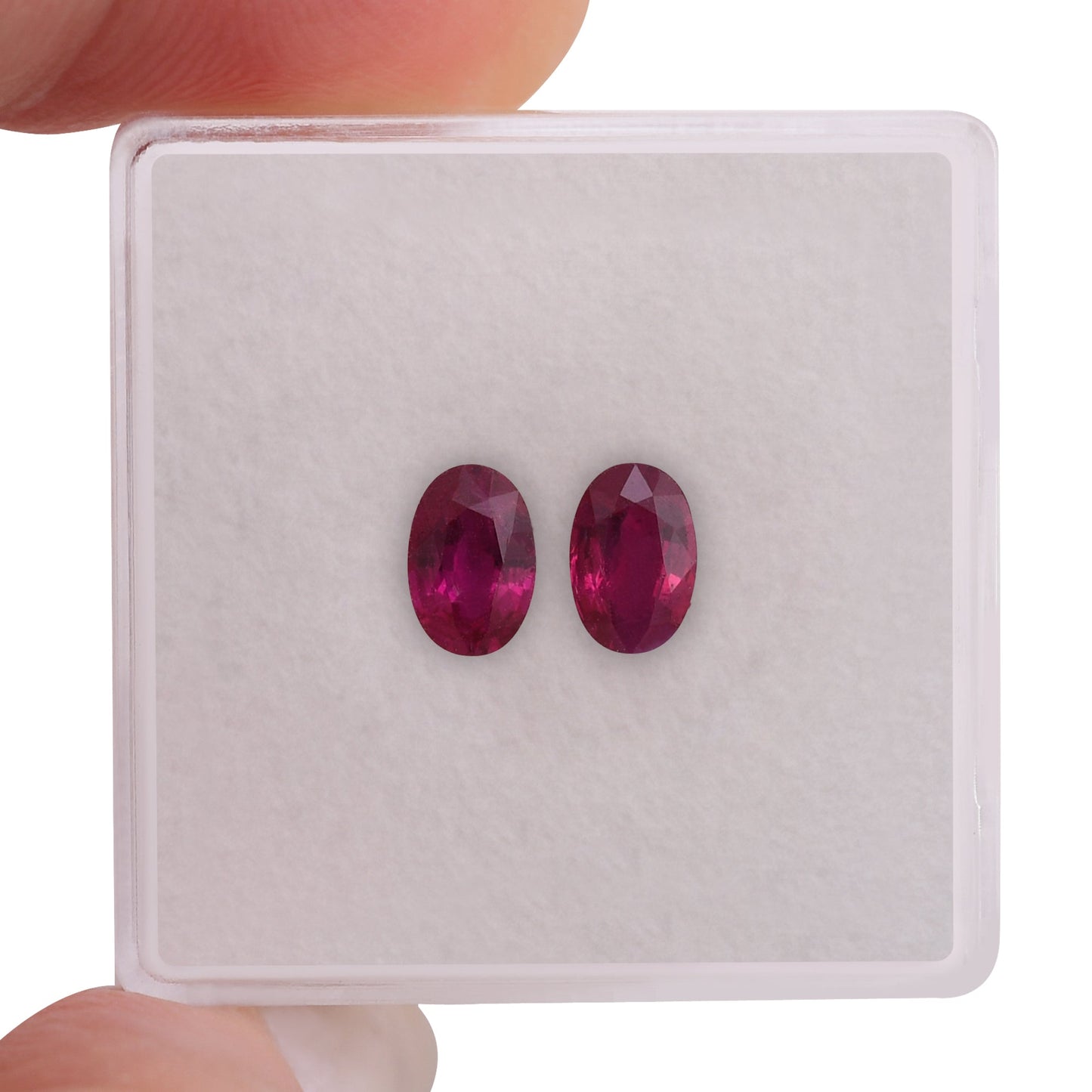 1.09 Carat Red BURMESE Oval Ruby