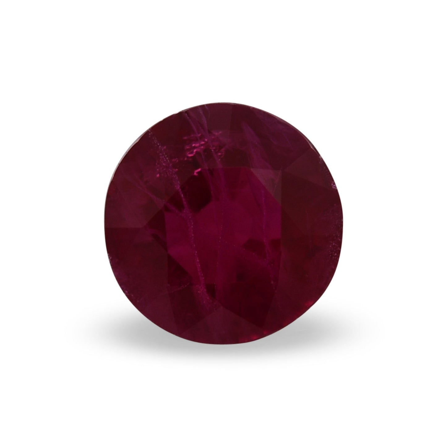 0.50 Carat Red BURMESE Round Ruby