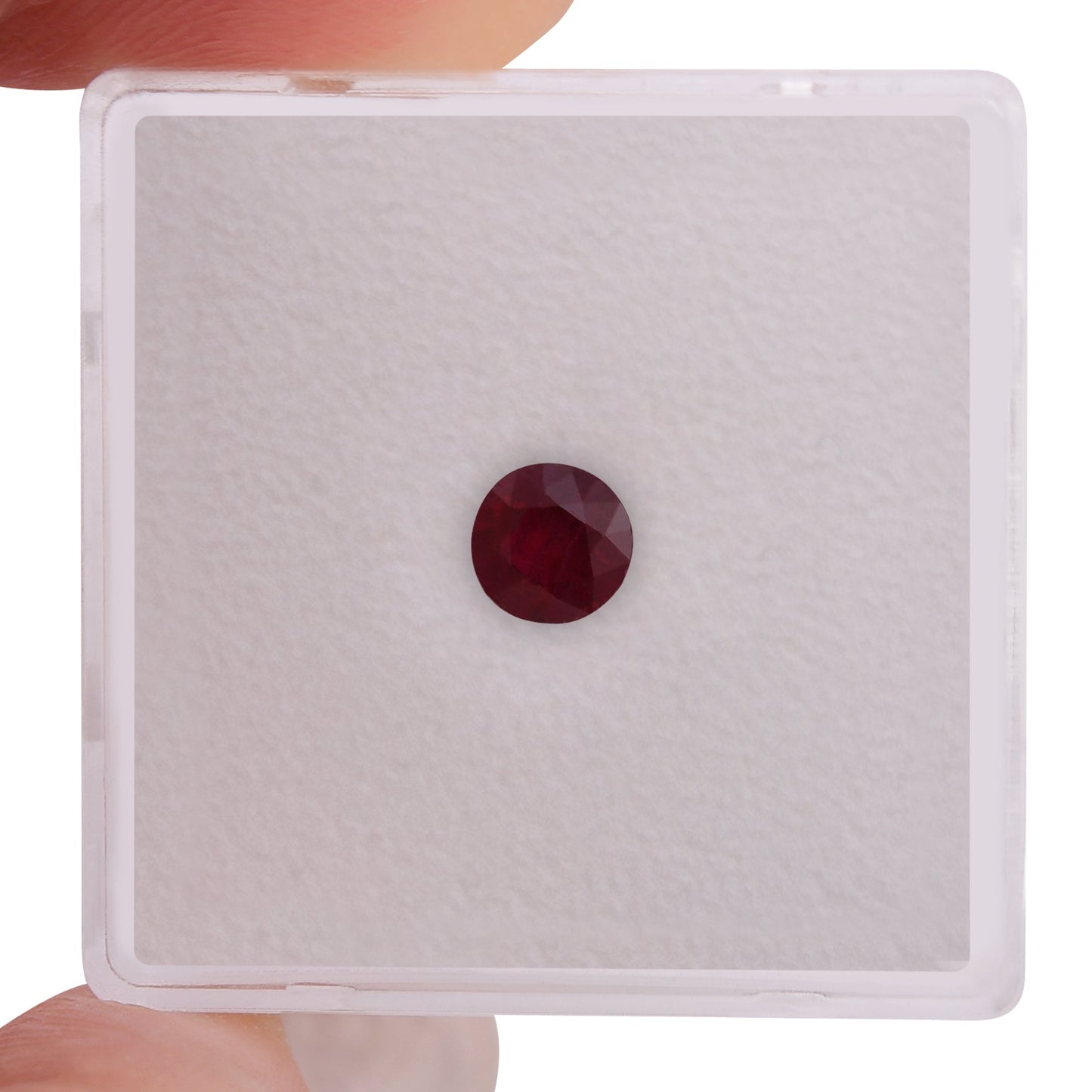 0.50 Carat Red BURMESE Round Ruby