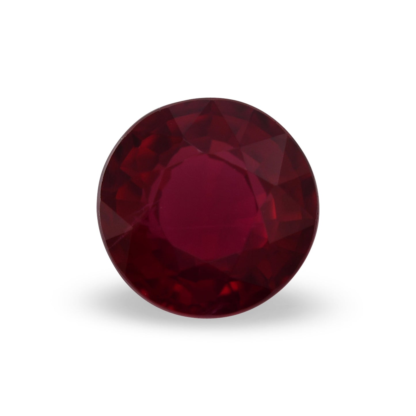 0.61 Carat Red MOZAMBIQUE Round Ruby