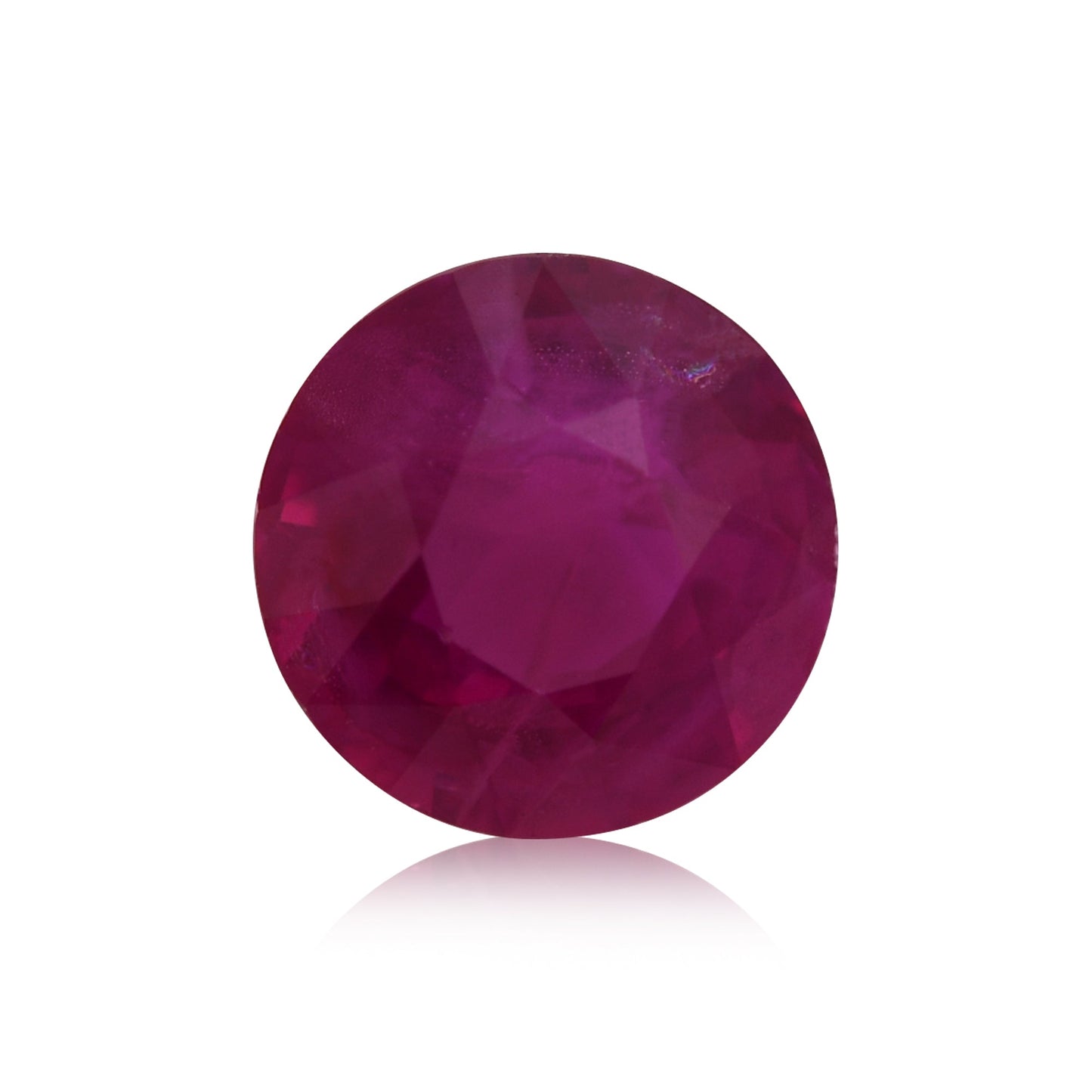 0.61 Carat Red BURMESE Round Ruby