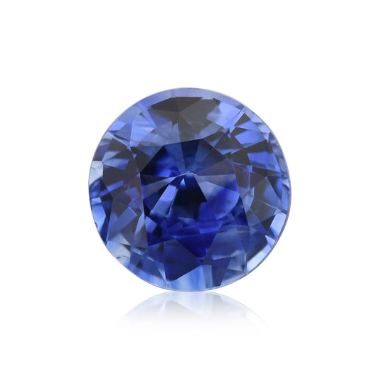 1,50 Karat blauer runder Saphir aus Sri Lanka