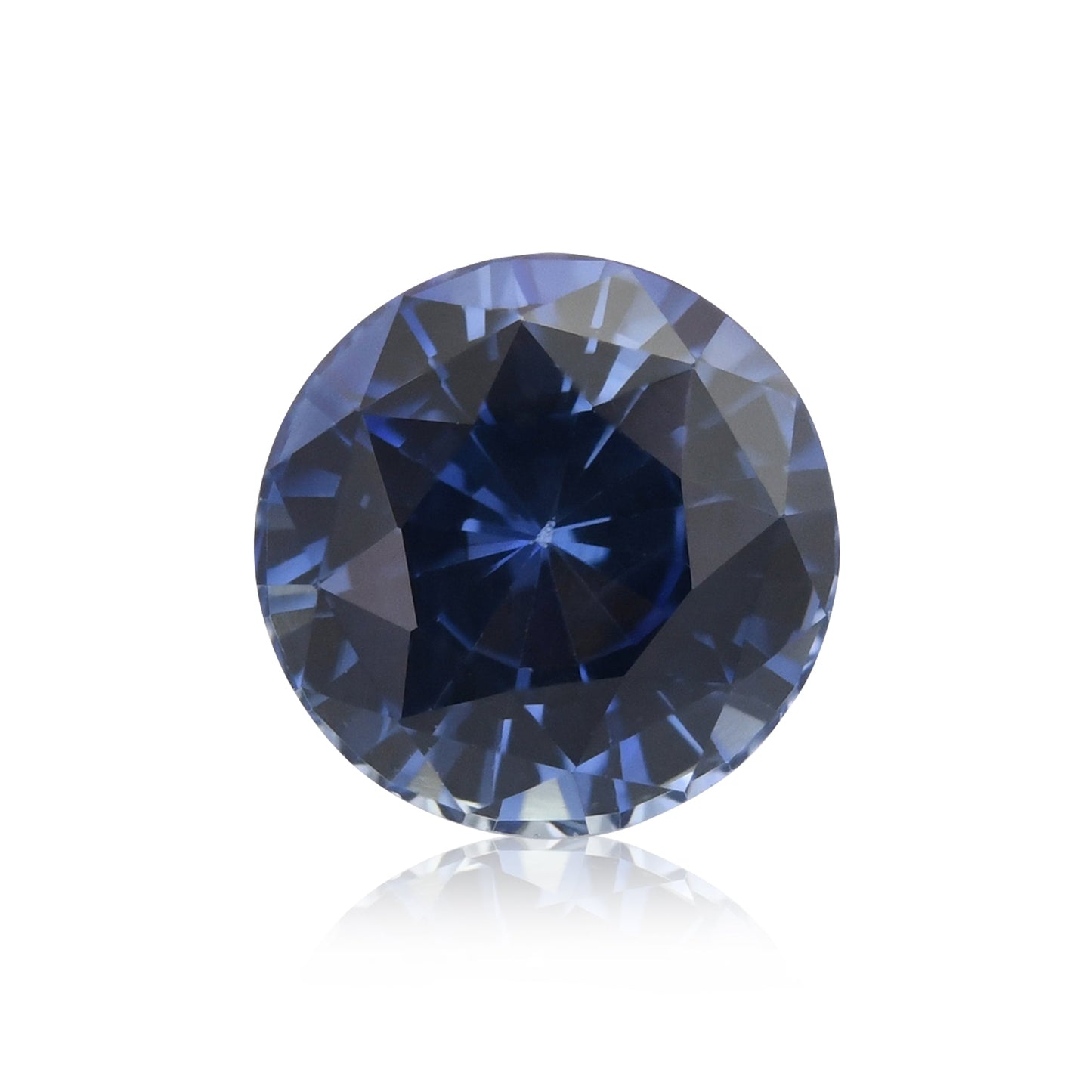1,18 Karat blauer runder Saphir aus Sri Lanka