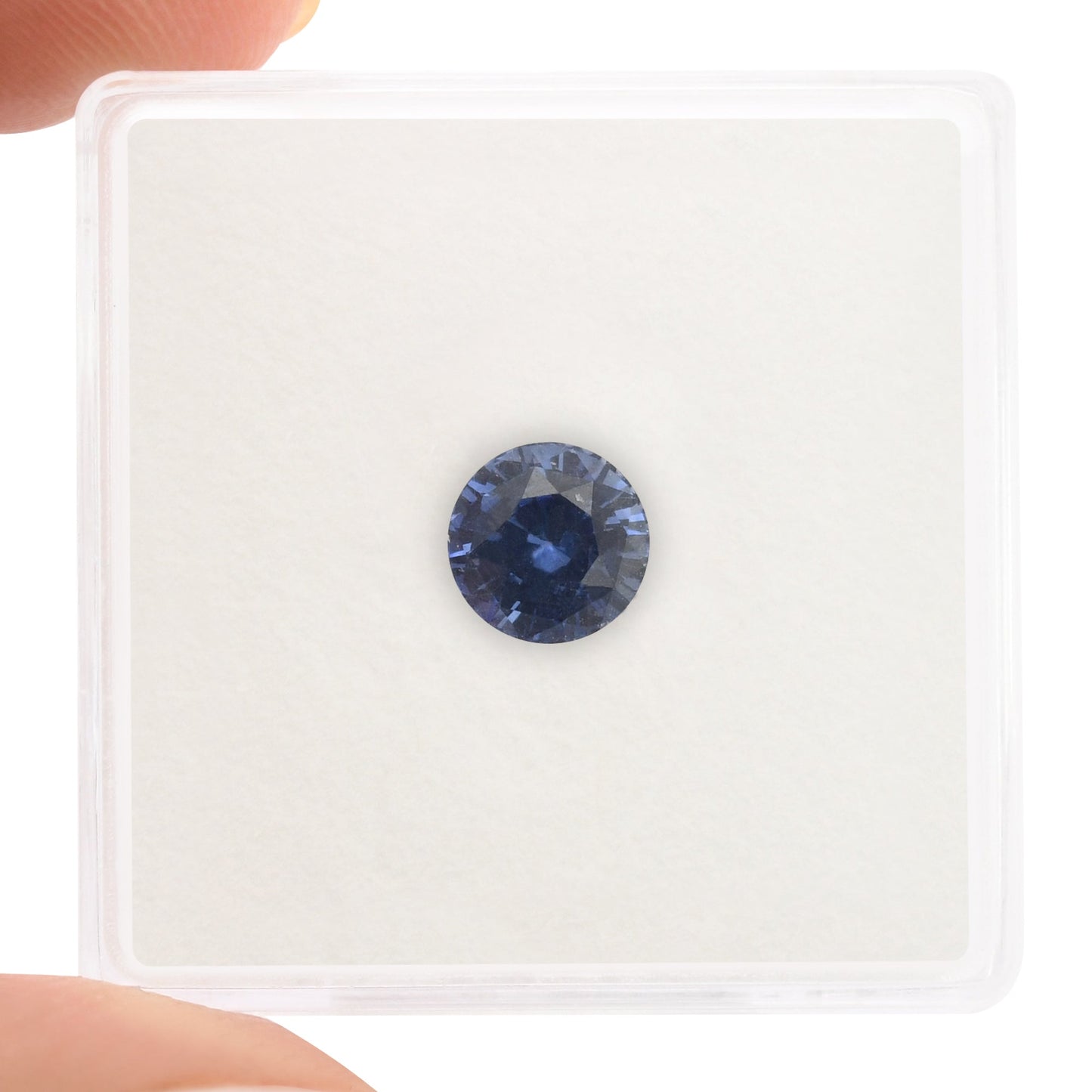 1,18 Karat blauer runder Saphir aus Sri Lanka
