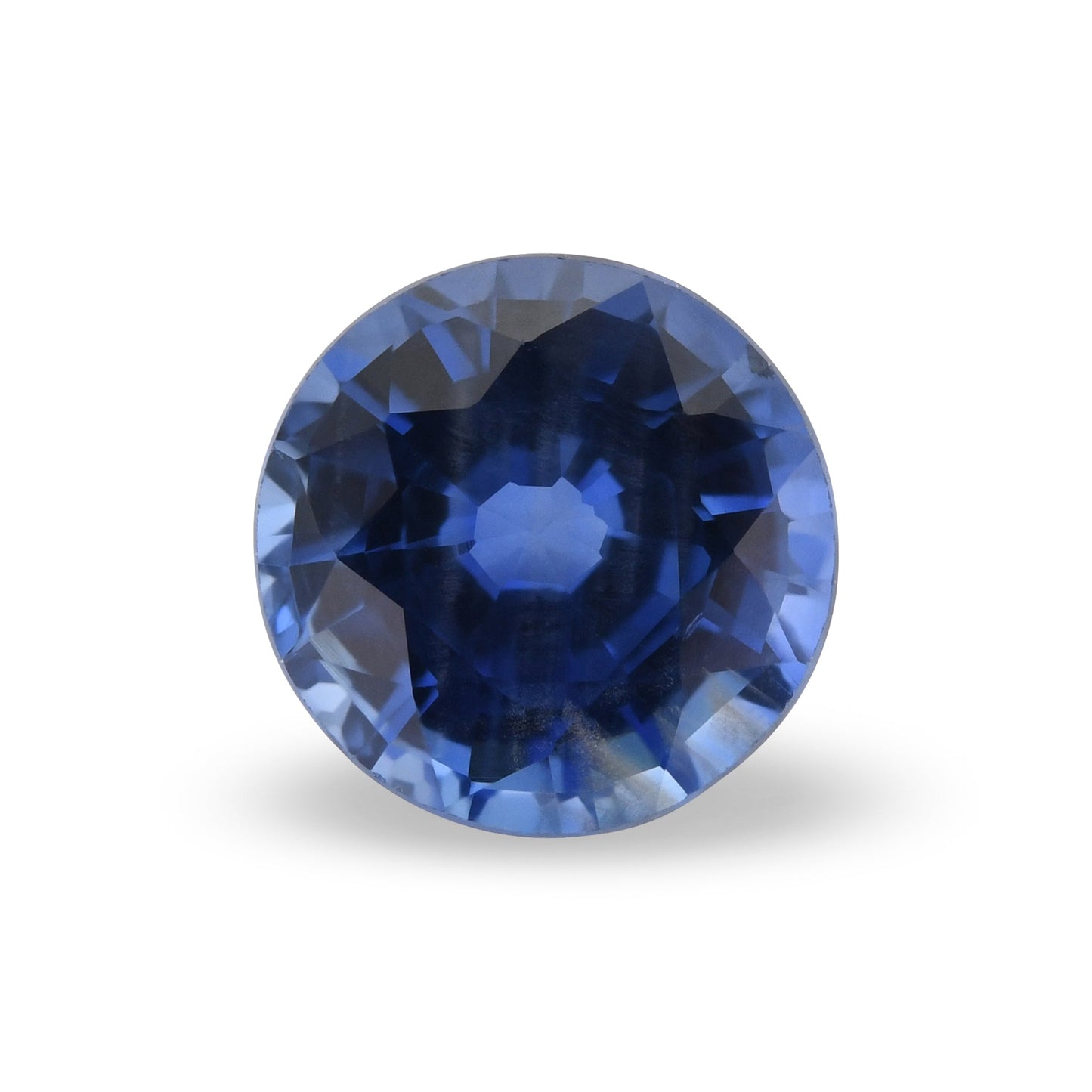 1,14 Karat blauer runder Saphir aus Sri Lanka