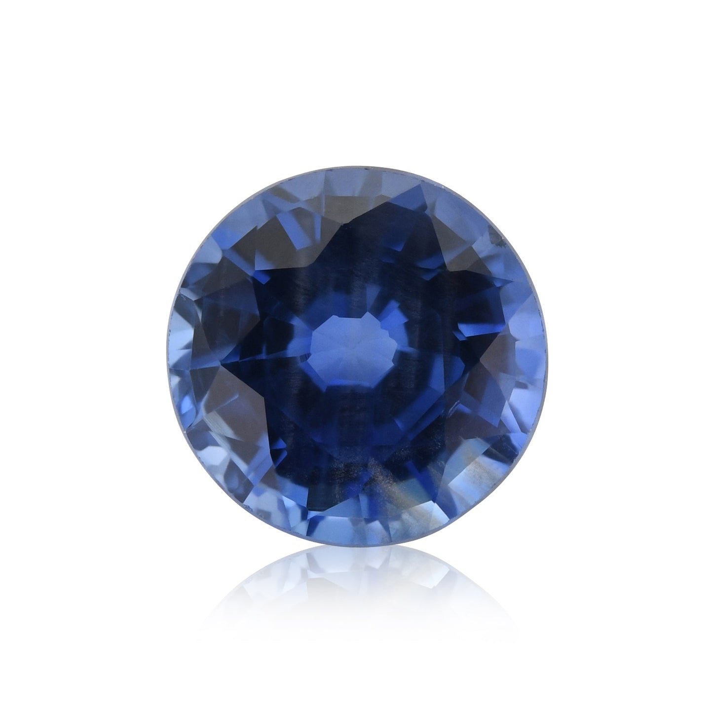1,14 Karat blauer runder Saphir aus Sri Lanka