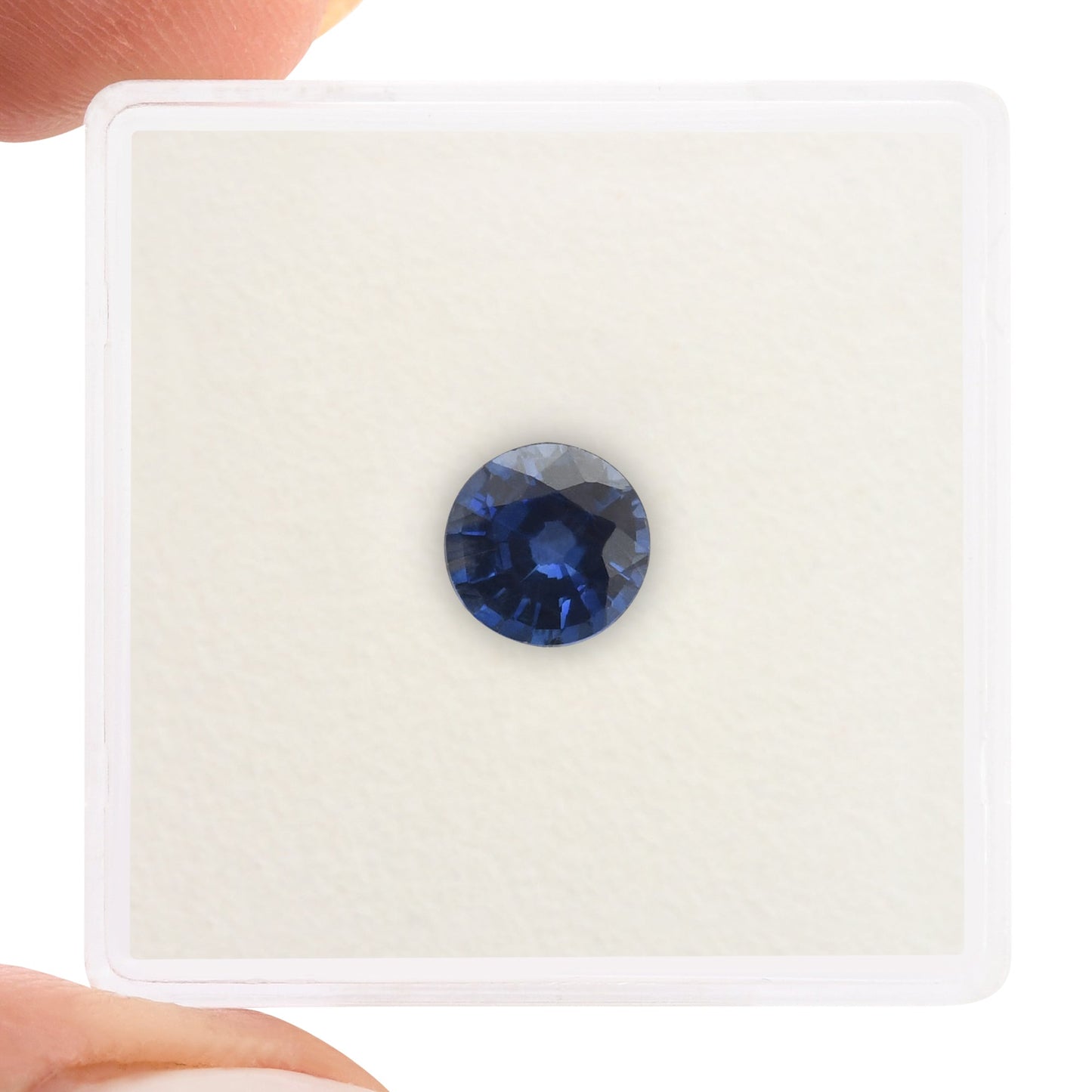 1,14 Karat blauer runder Saphir aus Sri Lanka