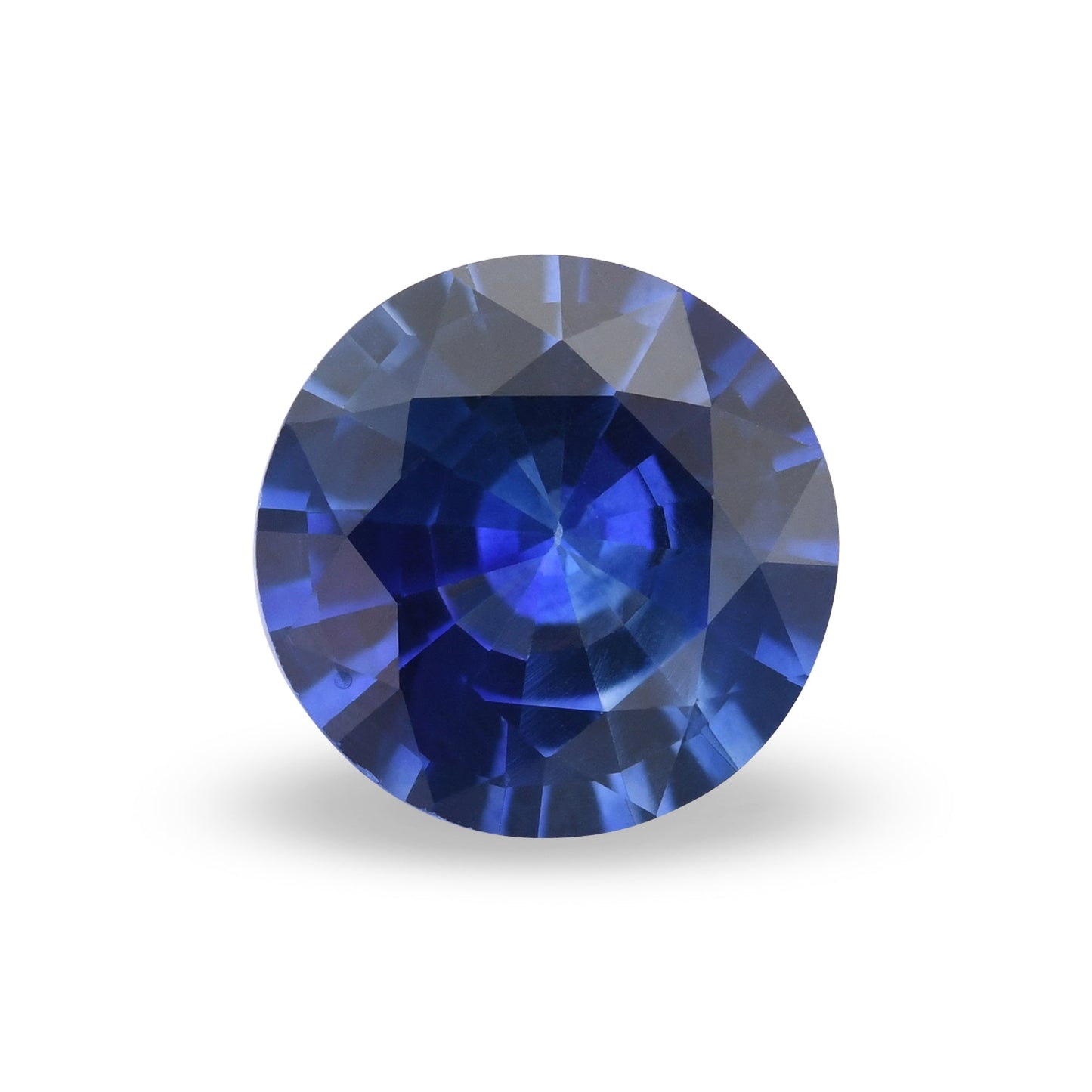 1,04 Karat blauer runder Saphir aus Sri Lanka