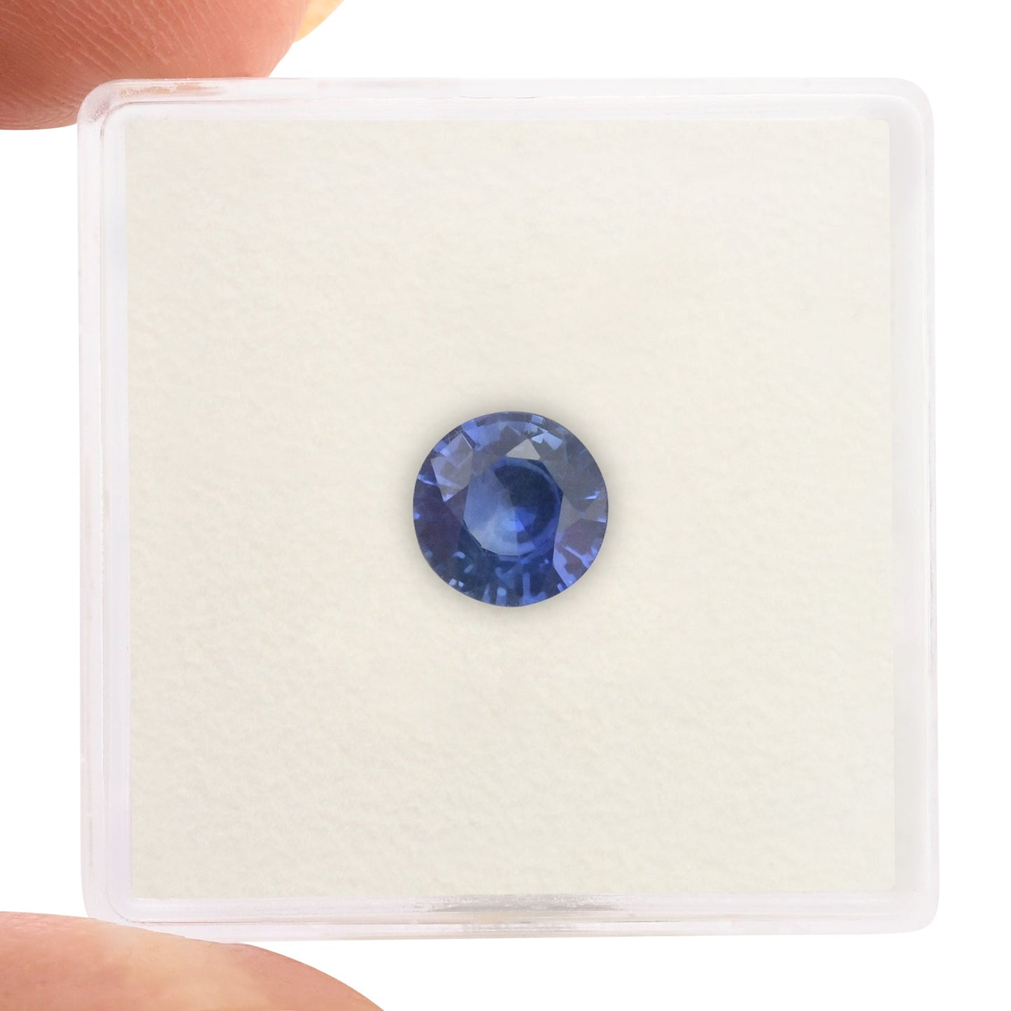 1,19 Karat blauer runder Saphir aus Sri Lanka