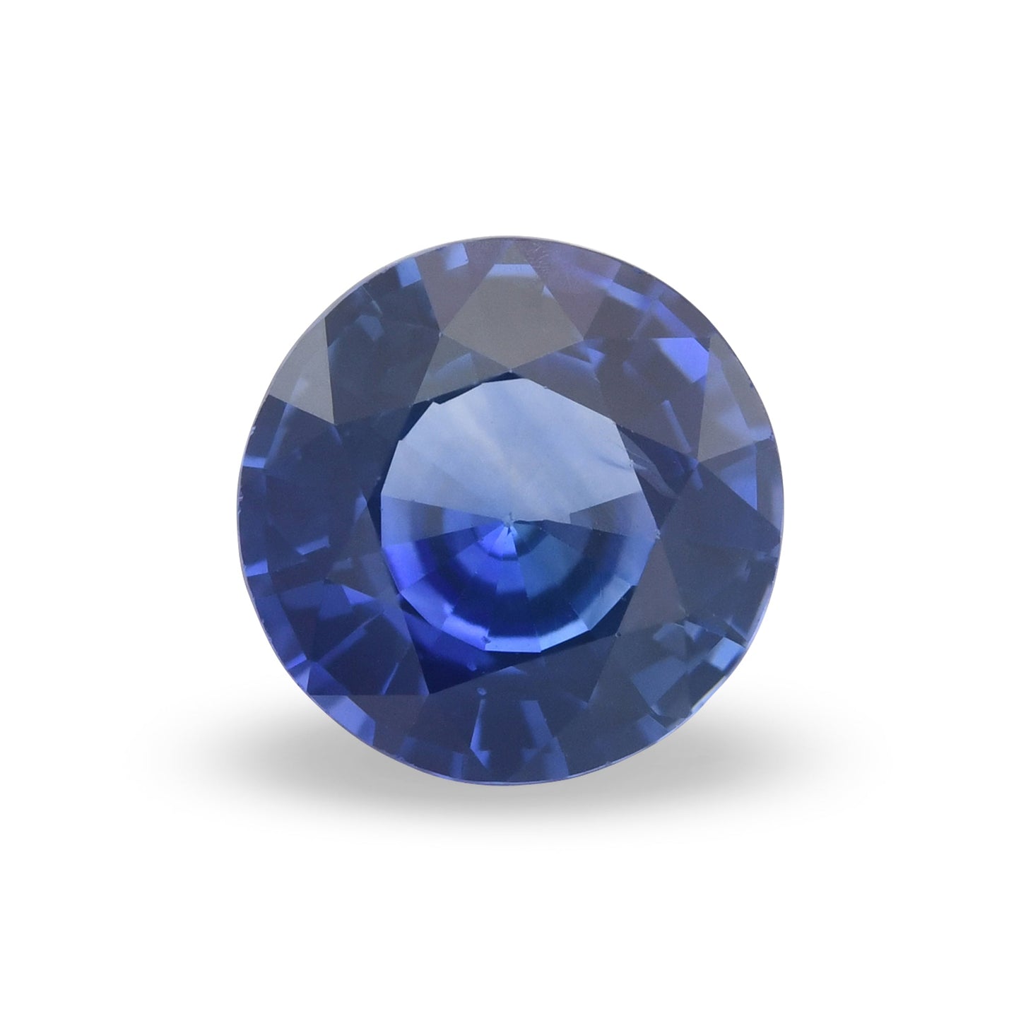 1,19 Karat blauer runder Saphir aus Sri Lanka