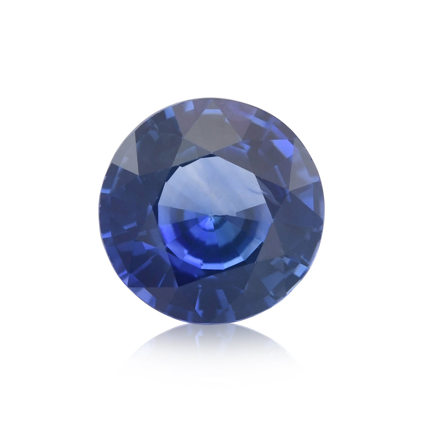 1,19 Karat blauer runder Saphir aus Sri Lanka
