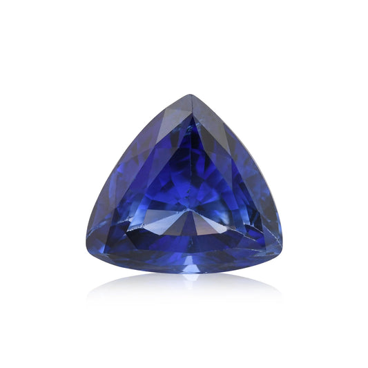 1,65 Karat blauer SRI LANKAN Trilliant-Saphir