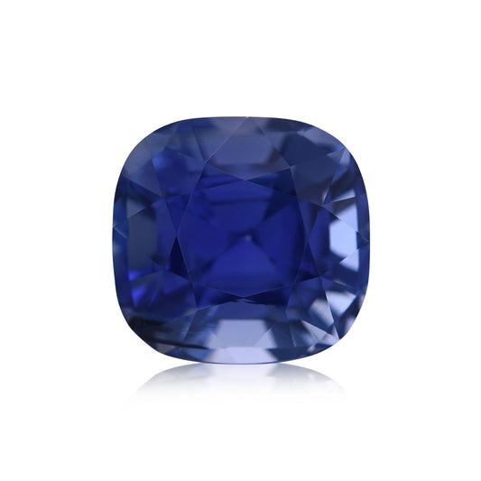 6,79 Karat blauer MADAGASCAR Cushion Sapphire CD