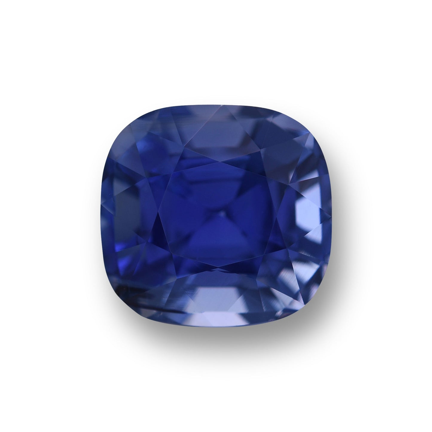 6,79 Karat blauer MADAGASCAR Cushion Sapphire CD