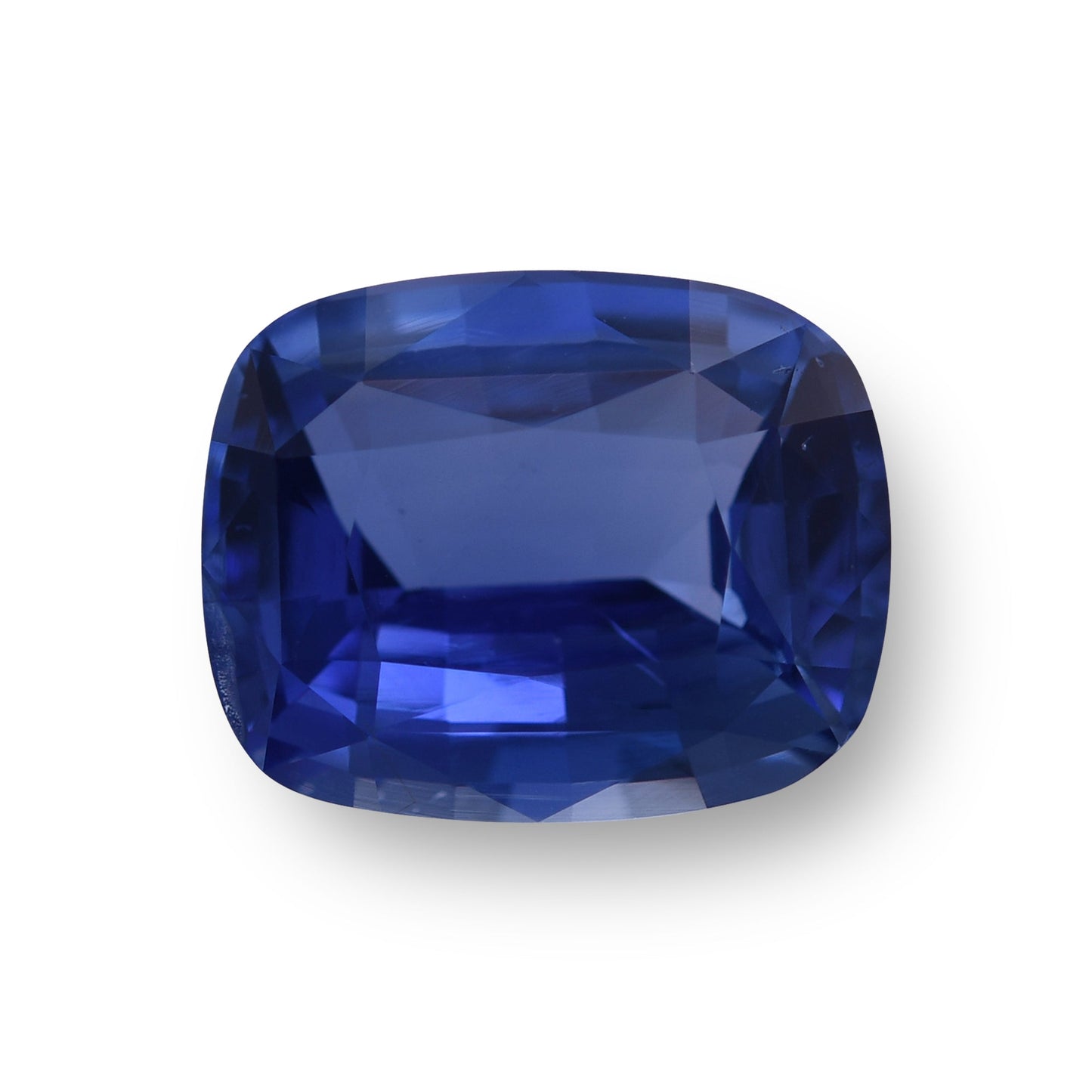 4,20 Karat blauer MADAGASCAR Kissen-Saphir CD