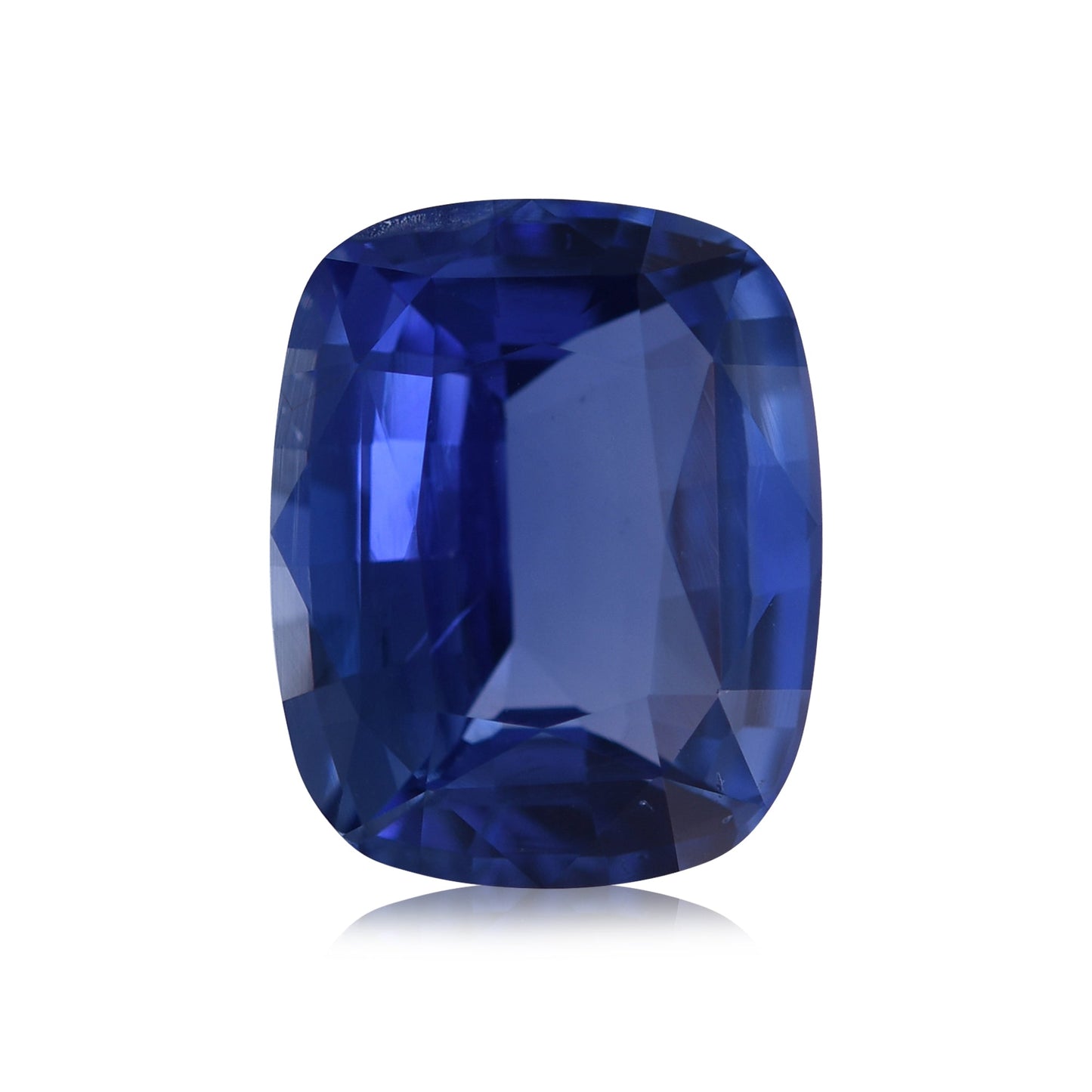 4,20 Karat blauer MADAGASCAR Kissen-Saphir CD