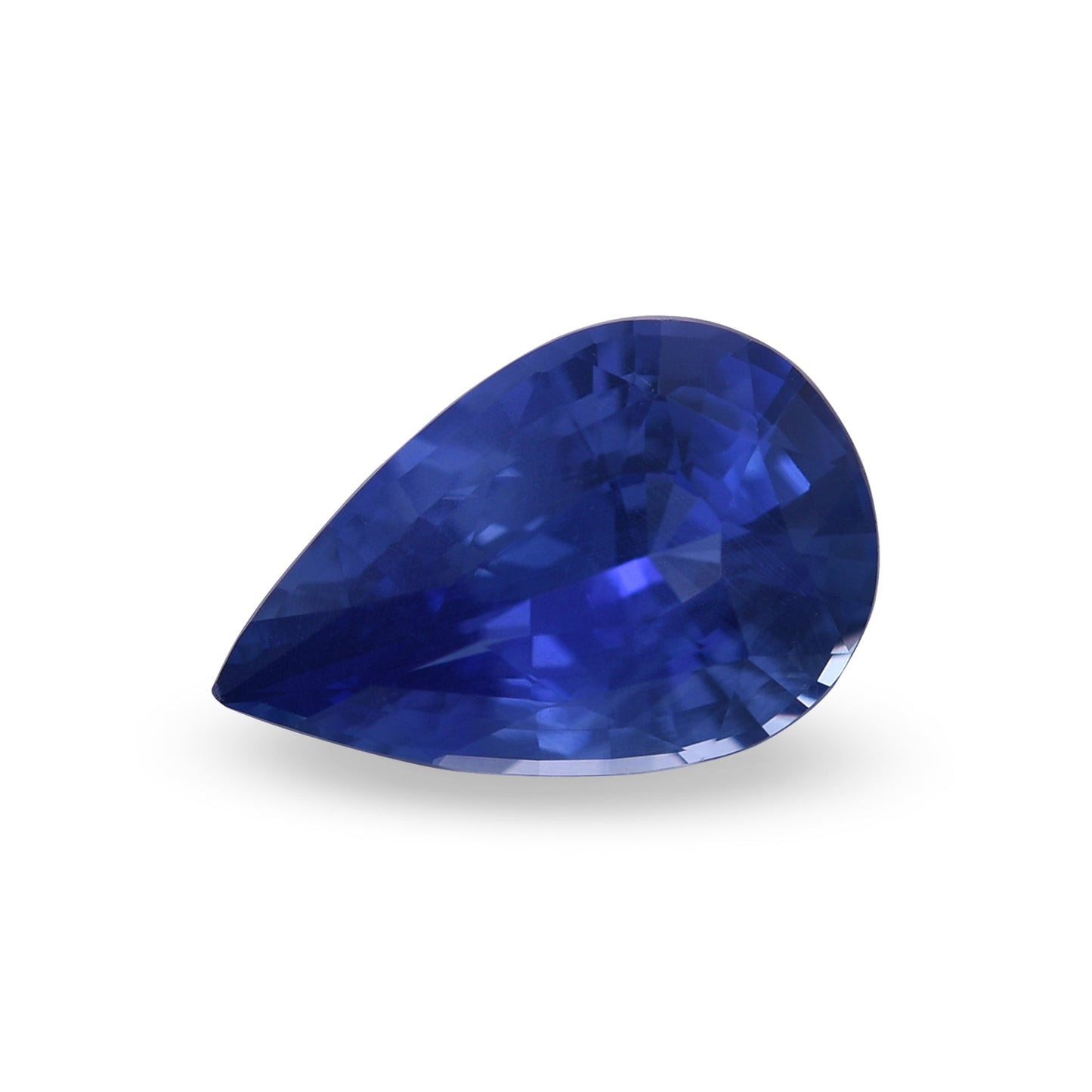 2,04 Karat blauer birnenförmiger Saphir aus Sri Lanka (CD)