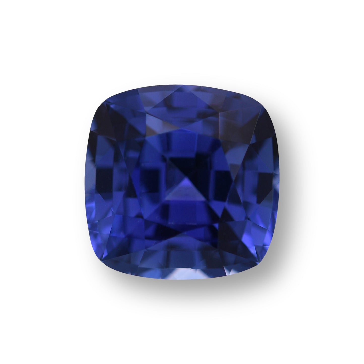 1,36 Karat blauer sri-lankischer quadratischer Kissen-Saphir