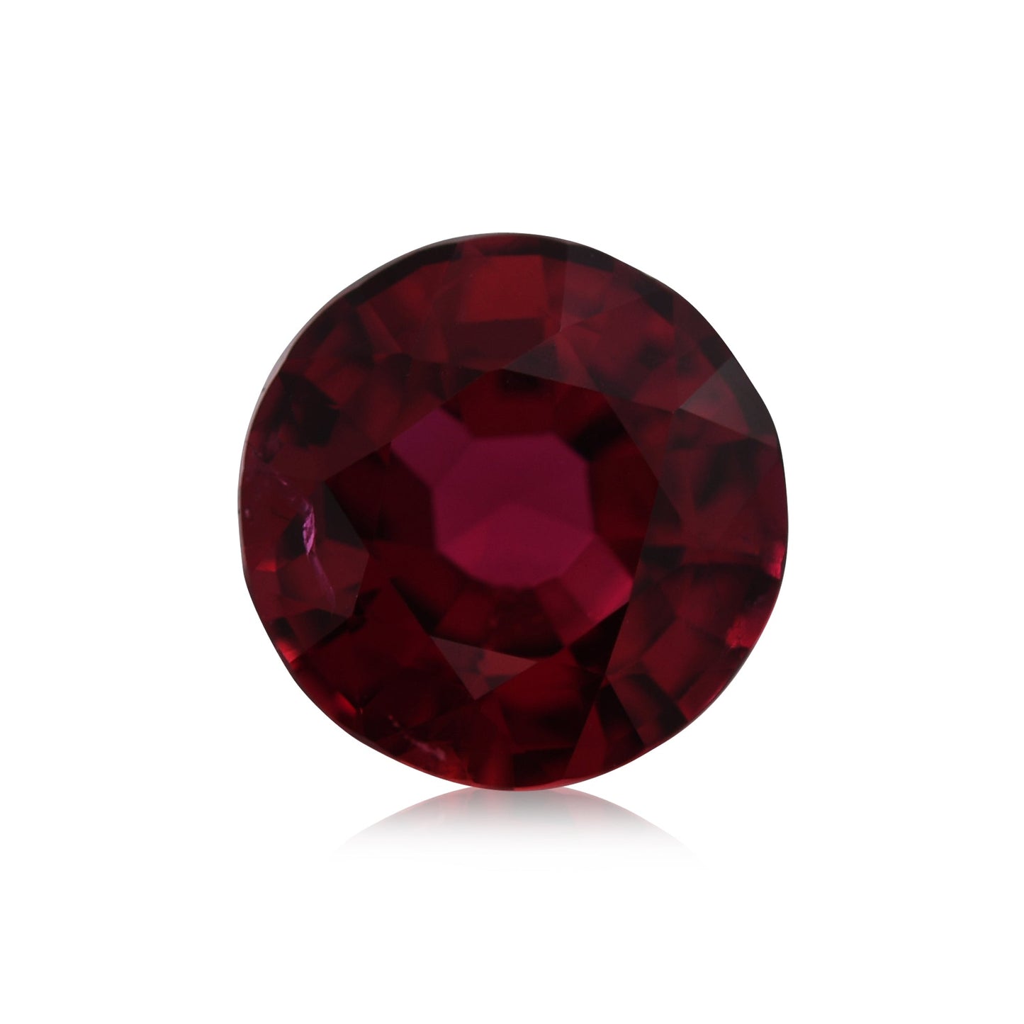 1.71 Carat Red MOZAMBIQUE Round Ruby
