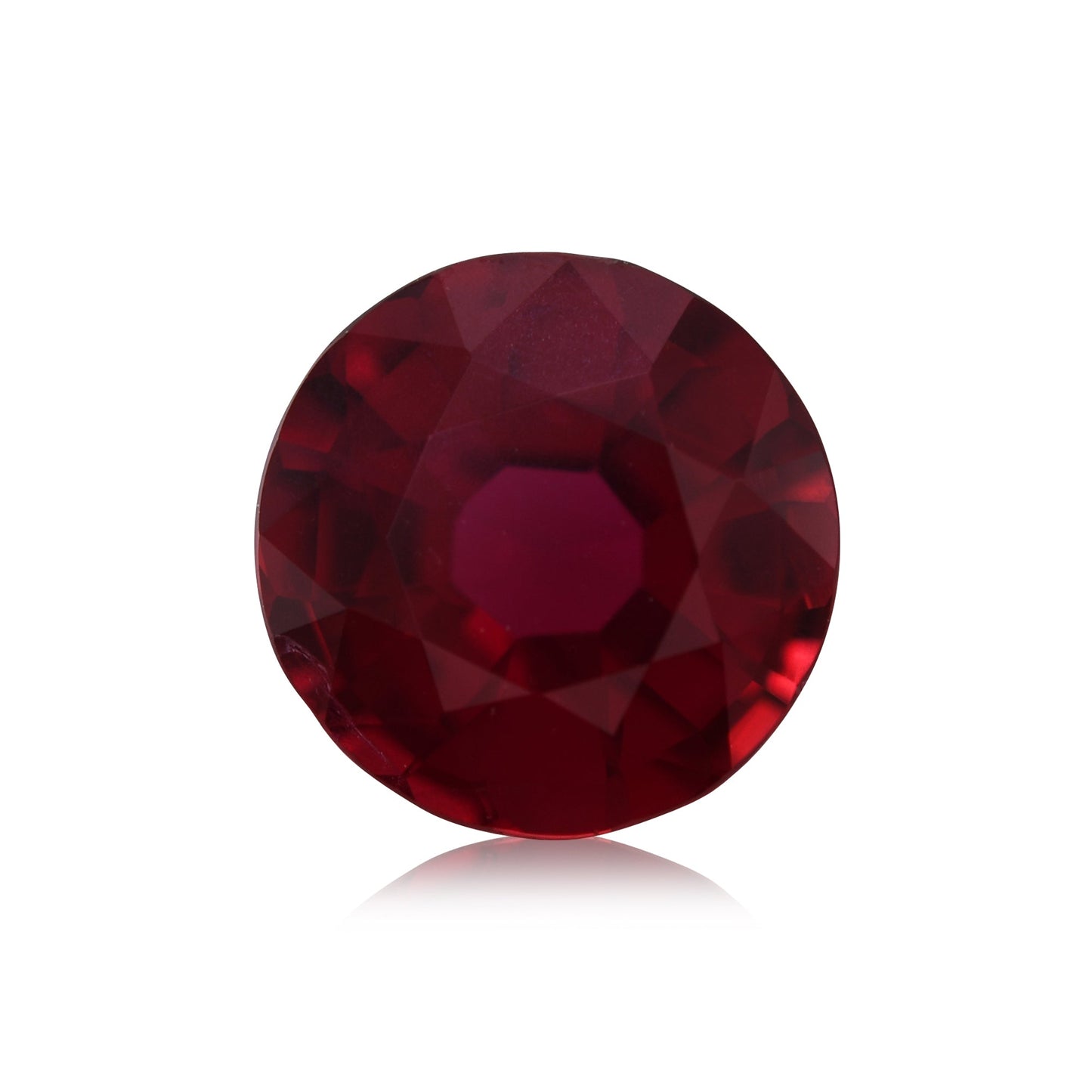 1.33 Carat Red MOZAMBIQUE Round Ruby