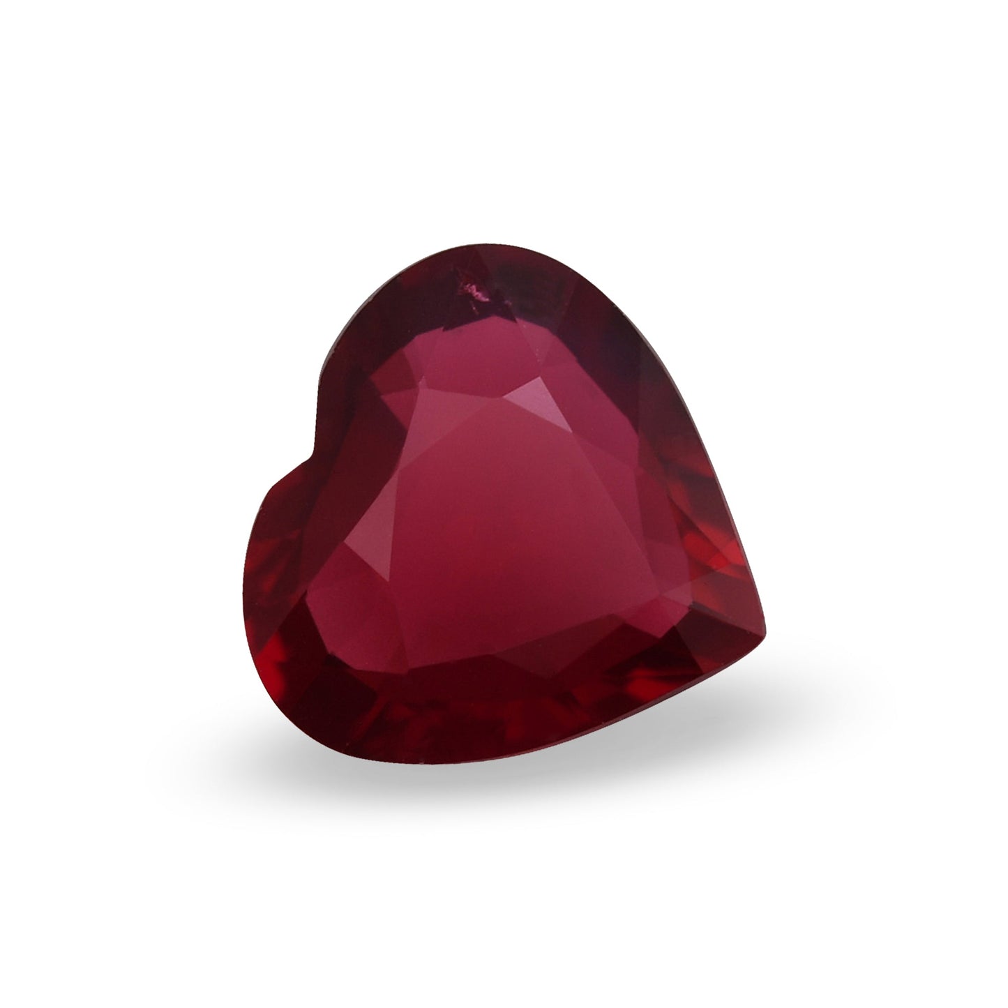 1,16 Karat roter Herzrubin aus Mosambik