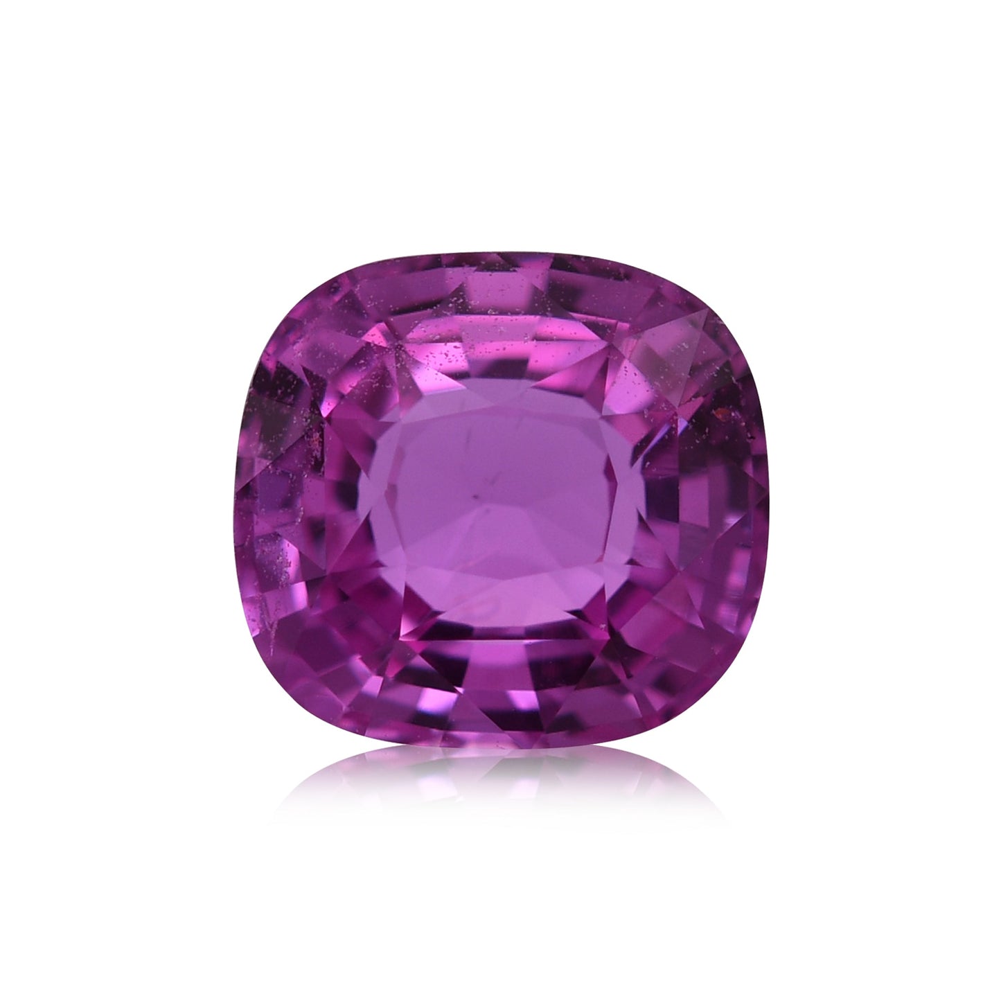 3.05 Carat Pink MADAGASCAR Cushion Sapphire CD