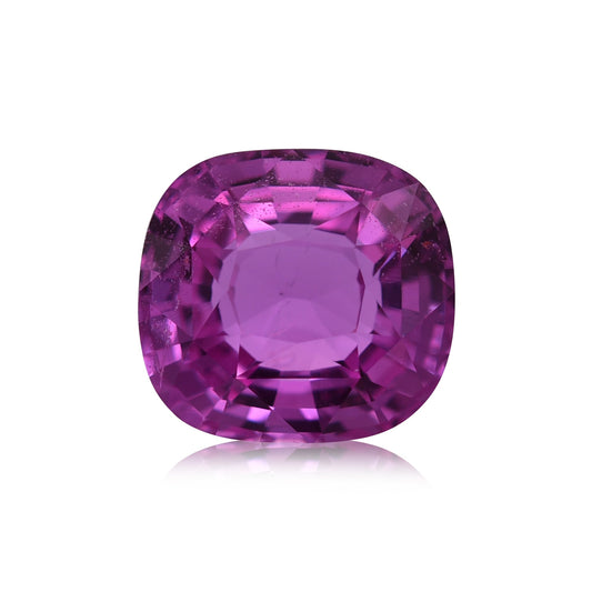 3,05 Karat rosafarbener MADAGASCAR Cushion Sapphire CD