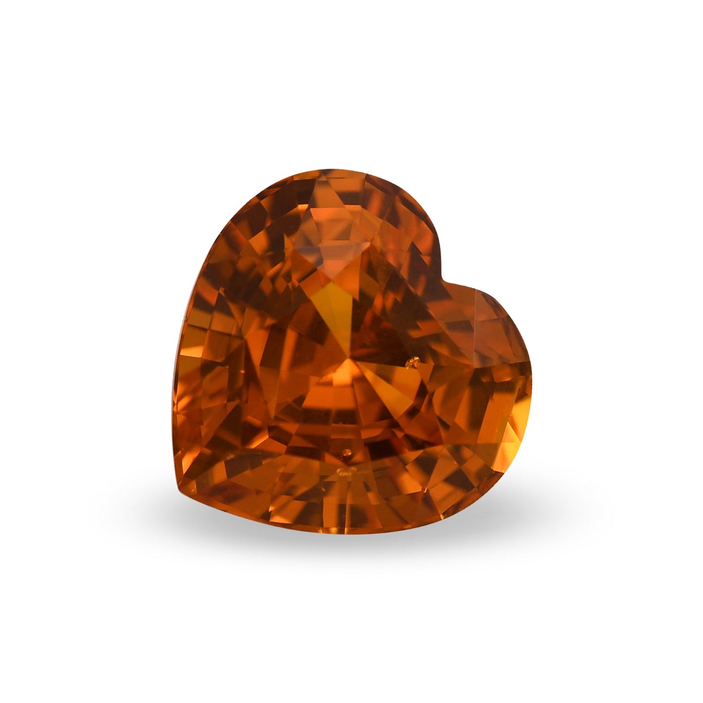 5,03 Karat Orange SRI LANKAN Herz-Saphir CD