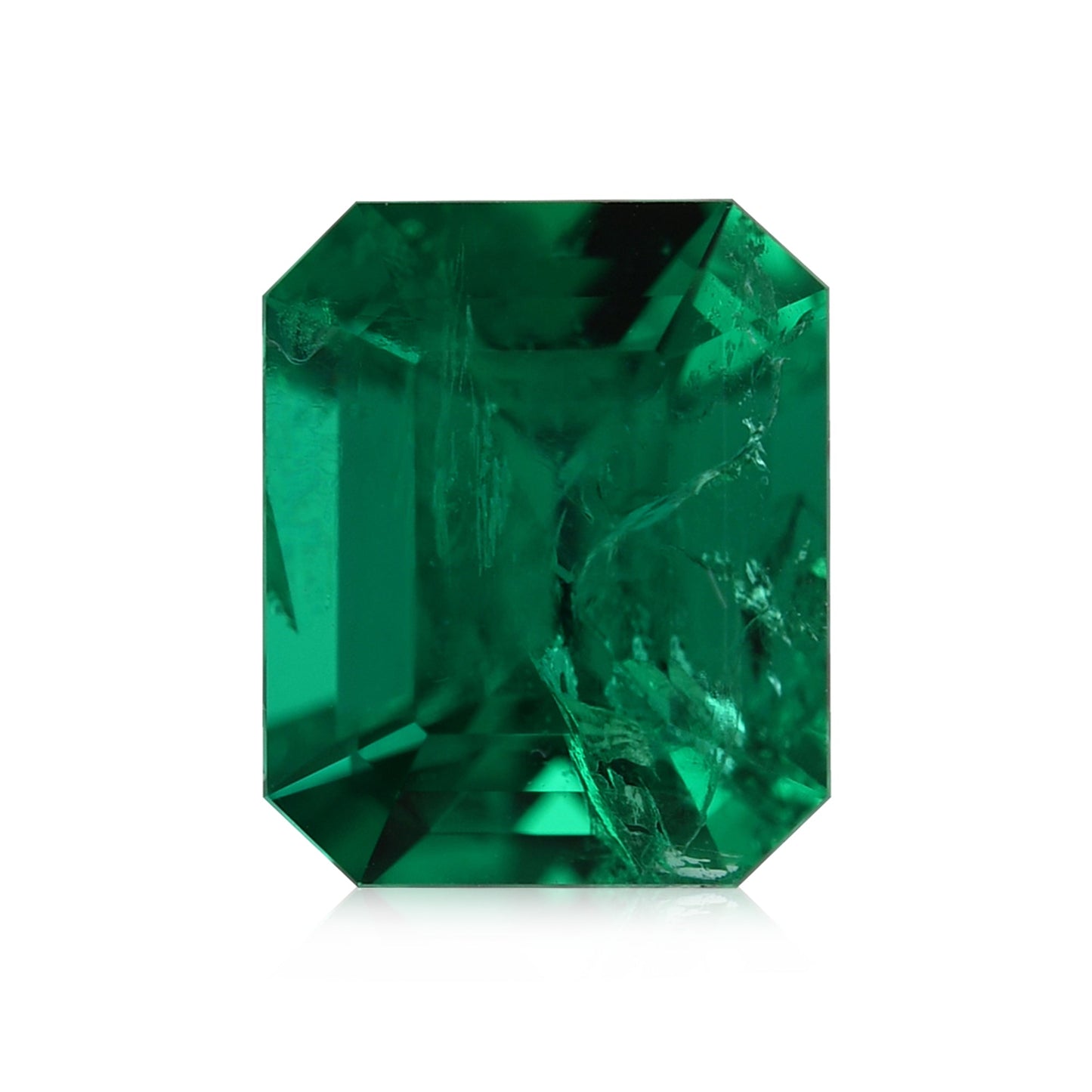 1.14 Carat Vivid Green COLOMBIAN Emerald Emerald CD