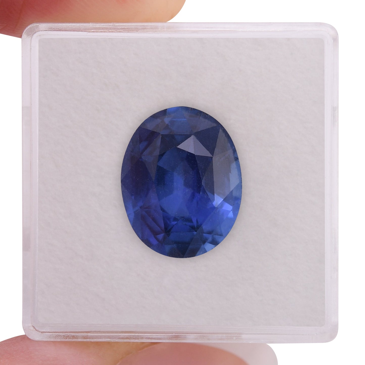 7,51 Karat blauer ovaler Saphir aus Sri Lanka (AGL)