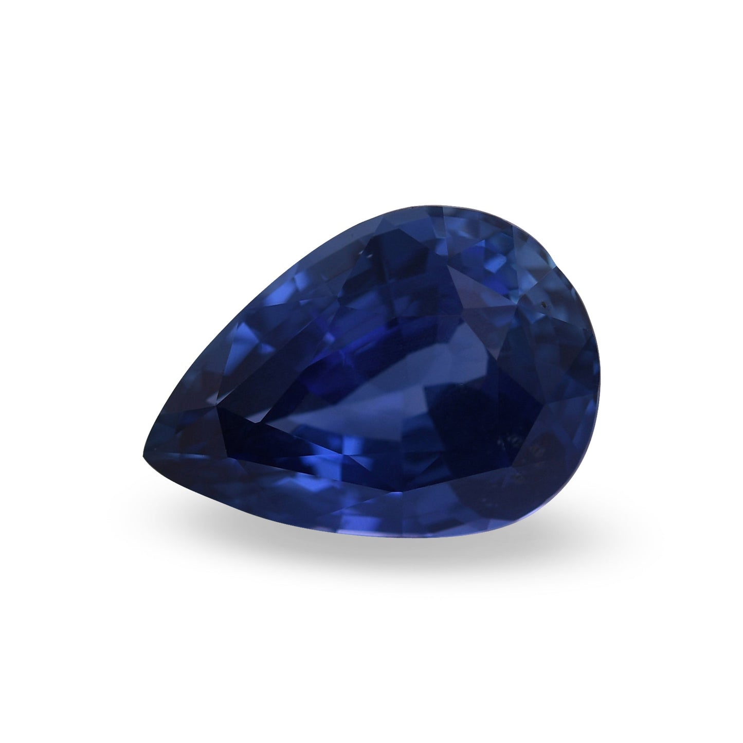 6,05 Karat blauer birnenförmiger Saphir aus Sri Lanka (CD)