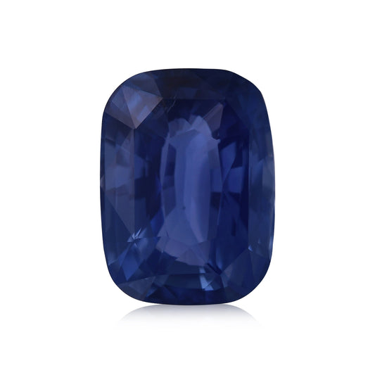 9,04 Karat blauer Madagaskar-Saphir im Kissenschliff (AGL)