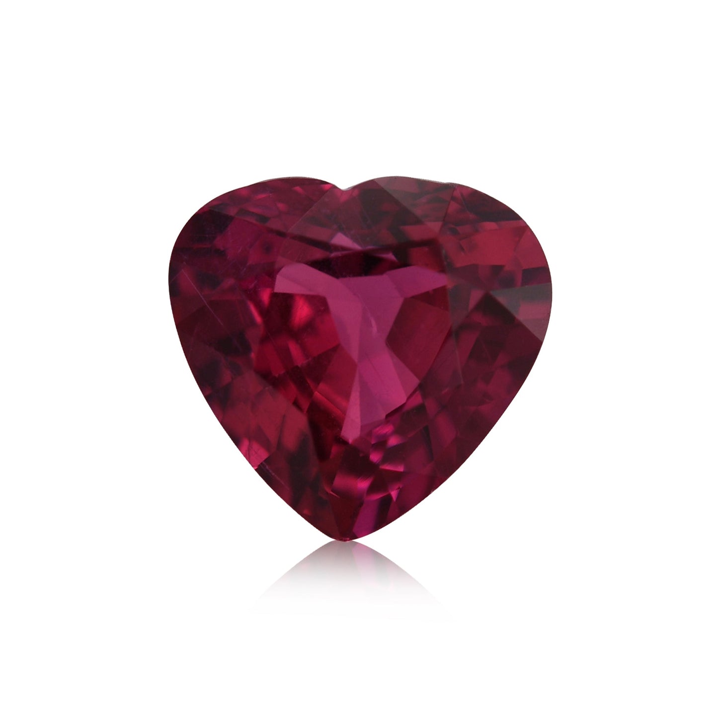 1,71 Karat roter Herzrubin aus Mosambik, GIA