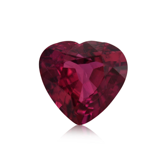 1,71 Karat roter Herzrubin aus Mosambik, GIA