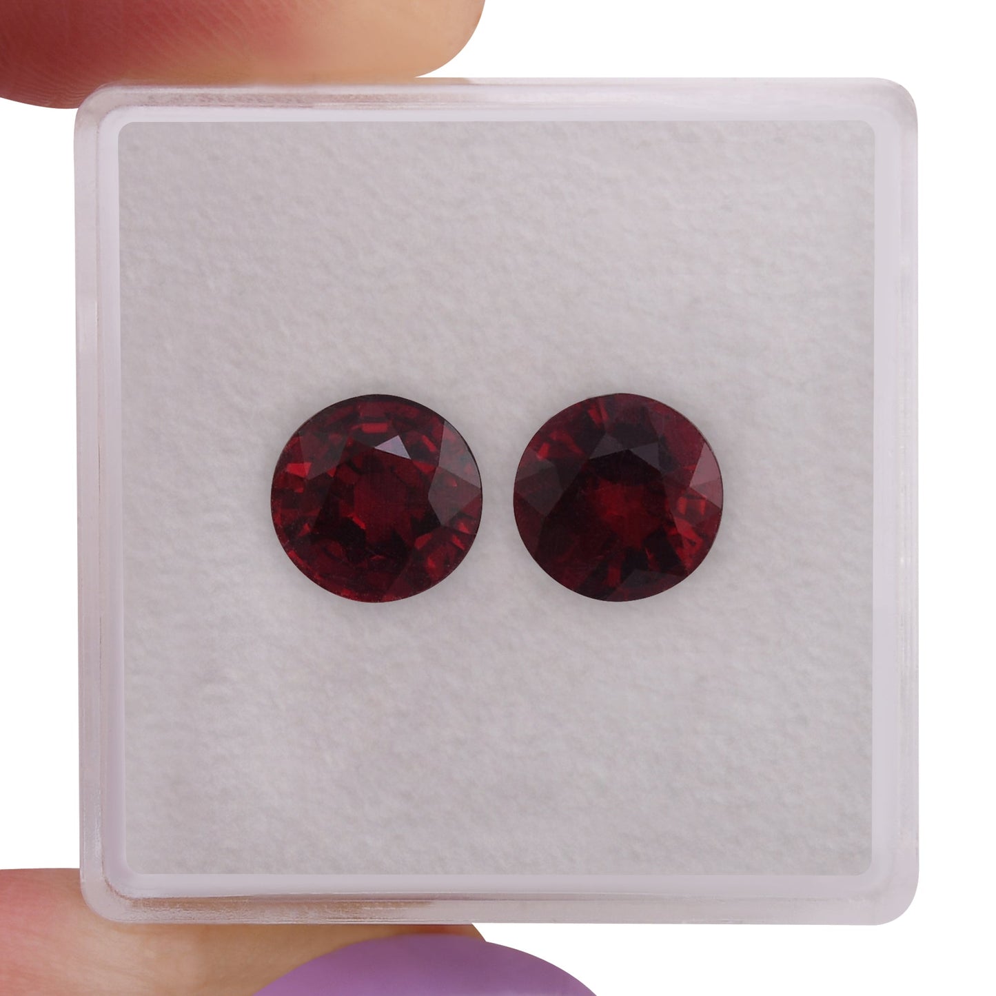 3.27 Carat Red MOZAMBICAN Round Ruby GIA