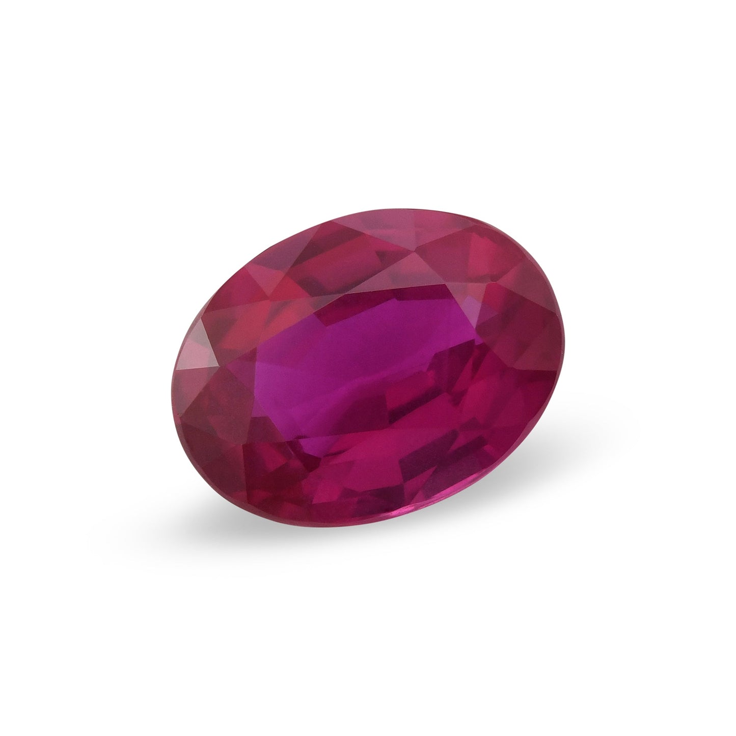 3,05 Karat roter ovaler Rubin aus Mosambik (GRS)