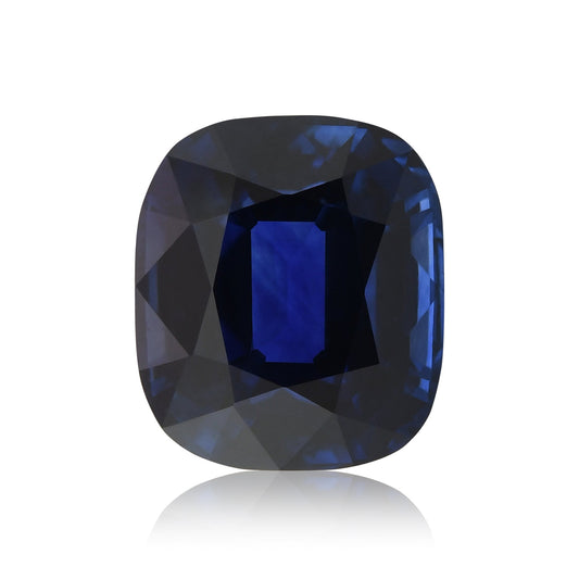 5,26 Karat blauer Kissen-Saphir aus Sri Lanka (GRS)