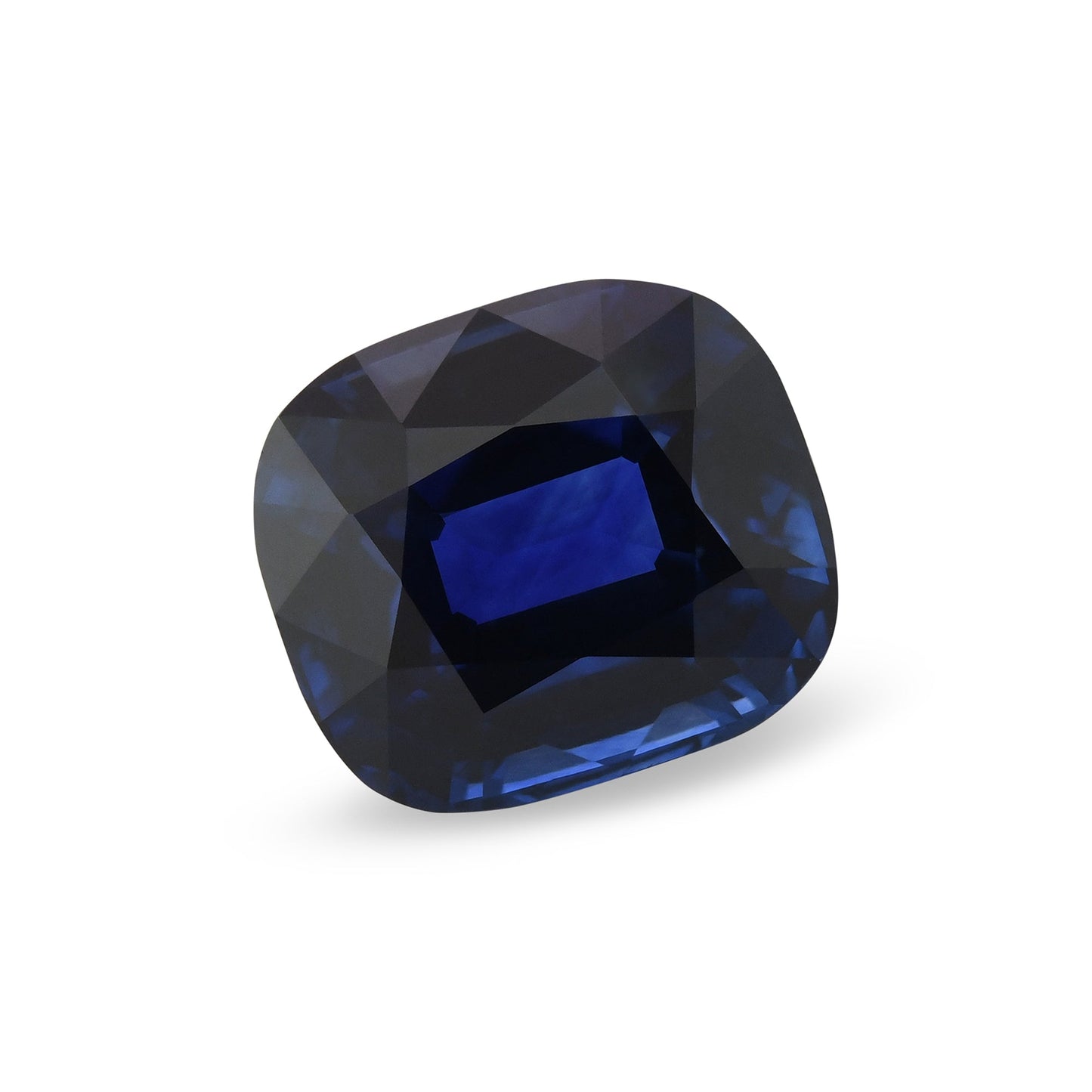 5,26 Karat blauer Kissen-Saphir aus Sri Lanka (GRS)