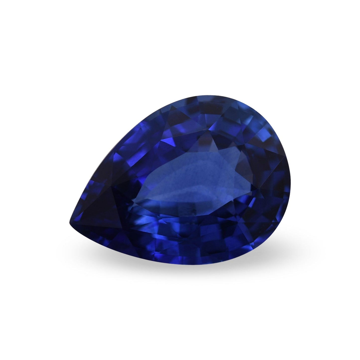 3,04 Karat blauer birnenförmiger Saphir aus Sri Lanka (CD)