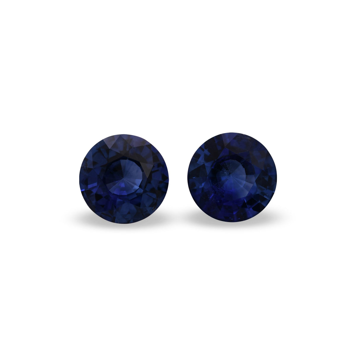 2,58 Karat blauer runder Saphir aus Sri Lanka